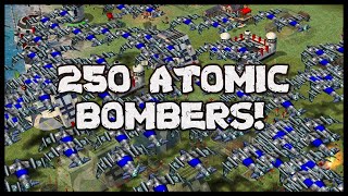 EMPIRE EARTH 250 ATOMIC BOMBERS VS HARD AI  EPIC [upl. by Ube]