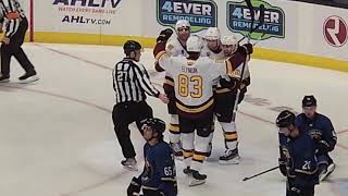 Chicago Wolves Live Goal 1 vs Cleveland  December 30 2023 [upl. by Ardnuahc]