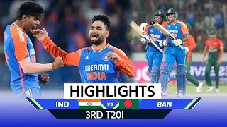 IND vs BAN 3rd T20I Highlights Today Match Highlights  SanjuSurya Highlights  Hyderabad Match [upl. by Capon993]