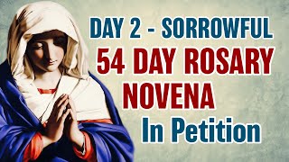 54 Day Rosary Novena Day 2 ❤️ Sorrowful Mysteries [upl. by Acinnod]