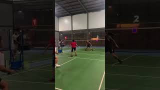 Kabooorrrdrpd kena smash yakan🤣  Agrippina Badminton  Badminton Live Hari Ini [upl. by Iila]