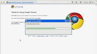 Installing Google Chrome on Windows XPavi [upl. by Kreda]