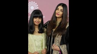 WATCH  AISHWARYA BACHCHAN SPOTTED WITH AARADHYA BACHCHAN AT AIRPORT  IIFA 2024 [upl. by Fancie271]