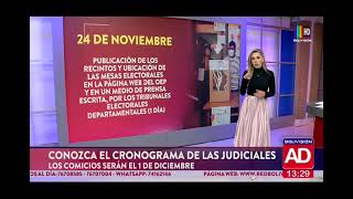 Conozca el programa de las elecciones judiciales [upl. by Annayhs]