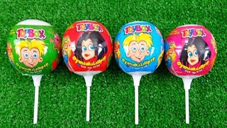 Satisfying ASMR video lollipop candy and chocolate yummy candy unboxing video [upl. by Nahtanaoj]