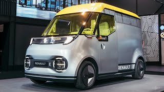 New Renault Estafette Electric Van Concept [upl. by Truda827]