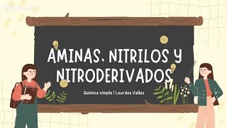 AMINAS NITRILOS Y NITRODERIVADOSFORMULACIÓN Y NOMENCLATURA [upl. by Alexis559]