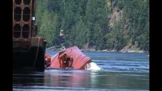 Tugboat Capsizes Off BC Coast [upl. by Irab]