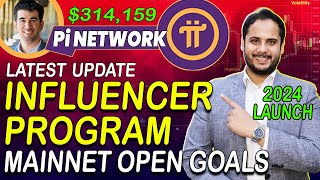 Pi Network Announcement  Pi Influencer Program  Sell Pi Coin  Mainnet Launch KYC Update Pi News [upl. by Snowman159]