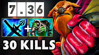 How to play Mid EarthShaker in 736c 30Kills Yasha amp Kaya  Assault Cuirass Builds🔥 [upl. by Anuahc]