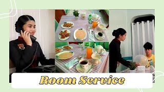 ROOM SERVICE  TAKING ORDER AND DELIVERY OF FOOD  FampB SERVICES  LPUBATANGAS [upl. by Izzy]