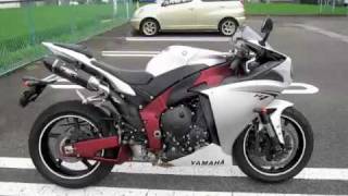 YAMAHA YZFR1 2009 with Yoshimura Exhaust [upl. by Nyleek]