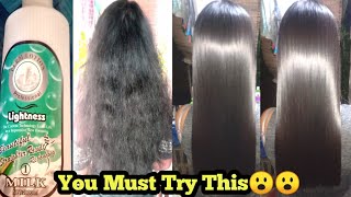 LIGHTNESS Hair Rebonding Tutorial  Massive Transformation [upl. by Idalina]