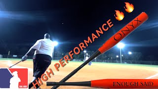 2023 Onyx Enough Said Orange End Load Senior Softball Slowpitch Bat Review [upl. by Ber696]