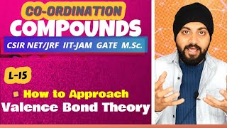 Lec 15  Coordination Compounds  Valence Bond Theory  III  CSIRNETJRF  GATE  JAM [upl. by Suiradal]