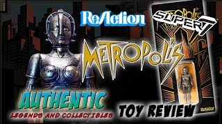 Metropolis Maria Robot ReAction Super 7 action figure Toy Review [upl. by Rukna]