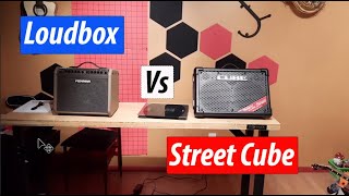 Fishman Loudbox Mini Charge vs Roland Street Cube Ex  Busking [upl. by Lorry450]