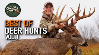 Best Of Deer Hunts Vol1  Canada in the Rough ULTIMATE Deer Hunting Compilation [upl. by Hallerson]