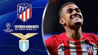 Atlético Madrid vs Lazio Extended Highlights  UCL Group Stage MD 6  CBS Sports Golazo [upl. by Nerhe]