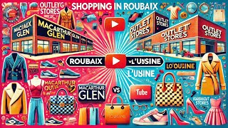 Shopping in Roubaix  France  Outlet Stores  MCArthur Glenn amp LUSINE [upl. by Kella42]