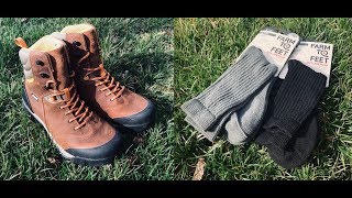 Bogs Bedrock waterproof boots and FarmtoFeet Coronado socks [upl. by Bethany471]