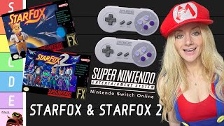 Lets Rank Starfox amp Starfox 2  SNES Play amp Rank [upl. by Hairahcaz]