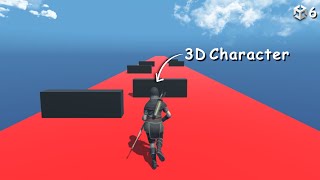 How to Import 3d character amp animation in 3d Endless runner game UNITY [upl. by Notgnirra]