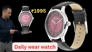 Best Budget Titan watch1802SL05 ₹1995 Titan work wear collection🔥Best Titan men’s watchwarranty [upl. by Asiil]