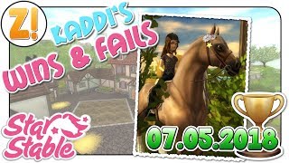 Star Stable SSO Kaddis Wins amp Fails  Sunfeather 07052018 DEUTSCH [upl. by Anibla193]