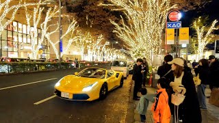 4K 🔥💥 Harajuku  Omotesando Illumination Tokyo Japan 🌸🌼 [upl. by Dickerson]