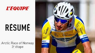 Cyclisme  Le résumé de la 3e étape de lArctic Race of Norway [upl. by Ileak]