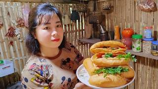 How to make pig liver pate Pate bread Visit the orchard Daily life Duong Thi Phuong [upl. by Negiam]