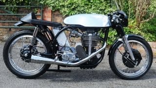 Manx Norton being started for the first time since its build [upl. by Adriene]