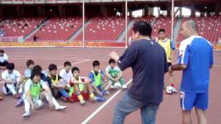 CLASES DE FUTBOL Italiano en CHINA  Entrenadores Italianos AIAC [upl. by Nanci466]