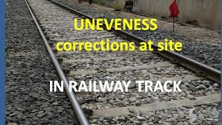 Part1 UNevenness Correction of Track [upl. by Sucramal278]