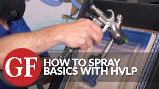 How To Spray Water Based Finishes Using HVLP  The Basics  General Finishes [upl. by Hoye]