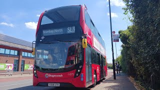 Full Route Visual  London Superloop SL3  Thamesmead TC  Bromley North  YX68UTR 11073 E400MMC SH [upl. by Jaqitsch575]