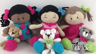 🌀 Curso Boneca de Amigurumi Duda e suas Roupinhas [upl. by Akinimod214]