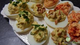 Gevulde eieren op drie manieren  Deviled eggs 3 ways [upl. by Macey]