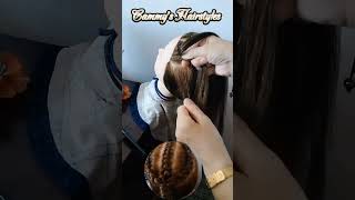 How To Add In hair Extension To BraidsAfro BraidsandFeed Braids🦋💙🕊🤍🤲🏻😍😘♥️🐞🌞🍀🎩 [upl. by Uliram]