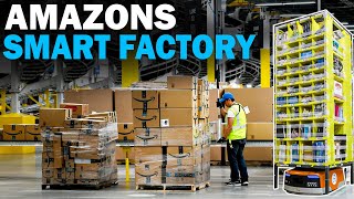 Inside Amazons Smart Robot Warehouses How Amazon Robots Work Jeff Bezos Smart Warehouse [upl. by Alenas]