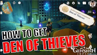 Full Guide Den of Thieves Hidden Achievement  Precious amp Luxurious Chests  Genshin Impact [upl. by Carena664]