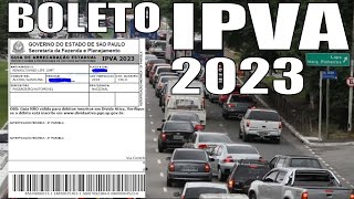 IPVA 2023 CONSULTA E BOLETO PARA PAGAMENTO AVISTA COM 3 DESCONTO PASSO A PASSO [upl. by Marala522]