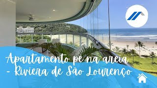 ✅ Apartamento pé na areia A VENDA na Riviera de São Lourenço Bertioga SP [upl. by Ilrahc]