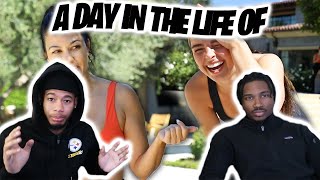 A DAY IN THE LIFE KOURTNEY KARDASHIAN WITH ADDISON RAE Reaction [upl. by Cerallua]