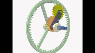 3gear planetary mechanism D [upl. by Ylrebmik574]