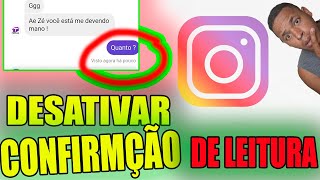 ⛔️ NINGUÉM VAI SABER Desative a Confirmação de Leitura no Instagram FUNCIONA [upl. by Ayocal]