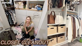 I created my DREAM Fall Capsule Wardrobe in 3 days  shopping 🛍 cleaning organizing [upl. by Morton372]