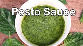 Creamy Pesto Sauce Recipe  How to Make Easy Pesto Sauce  Food Made Simple [upl. by Tini860]