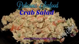 Easy Delicious Crab Seafood Salad Recipe How To Make Imitation Crab Salad [upl. by Aninay248]